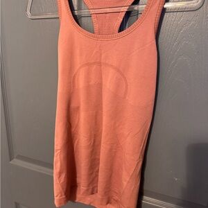 Lululemon pink swiftly tank top. Size 6